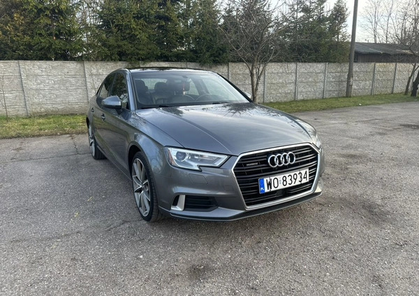 Audi A3 cena 76800 przebieg: 91232, rok produkcji 2017 z Ostrołęka małe 781